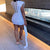 2022 Women Sequin Mini White Dress Party See Through High Neck Sexy Long Sleeve Bodycon Tail Short Evening Elegant Dresses