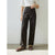 ZIQIAO High-waisted Straight-leg Jeans Women Autumn Drape Tall Thin Cigarette Pipe Long Pants Casual Solid Color Female Trousers
