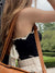 Rapwriter y2k Fairycore Lace Patched Halter Top Vintage Women Backless Camisole Korean Sleeveless Mini Vest Sexy Corset Outfits