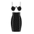 VC dresses for women 2022 Luxury Crystal diamonds Design Keyhole Black Mini Dress Evening Party Dress Vestidos