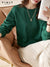 Vimly Sweatshirt for Women 2022 Autumn Casual O Neck Printed Loose Full Sleeves Hoodies Solid Simple Female Pullover Tops V3822