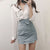 Casual Women's White Irregular A-line Hip Skirt High Waist Slim Solid Short Above Knee Mini Skirt Trendy Sweet Preppy Style XL