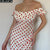 Red Polka Dot Printed Dress Off Shoulder Ruffles Summer Fashion Party Maxi Dresses for Women Beautiful Going Out Female Clothing