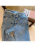 2022 Summer New Women&#39;s Denim Pants Fashion High Waisted Pearls Beaded Split Trousers Sexy Slim Y2k Stretch Trumpet Jeans Female