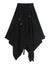 [EAM] High Elastic Waist Black Irregular Ribbon Buckle Long Half-body Skirt Women Fashion Tide New Spring Autumn 2022 1DE8447