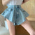 2022 New Women Denim Shorts With Holes And High Waist Loose Tassel Jeans S-XXL