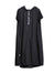 XITAO Hoodie Black Midi Dress 2019 Women Short Sleeve Plus Size Elegant Womens Clothing Pullover A Line Party Dress New KY428