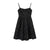 Black Luxury Vintage Tunic Slim Floral Strap Dresses Women Sexy Casual Chic High Waist A-line Camis Dresses Party Wearing New