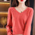 Cashmere Sweaters Women Casual V-neck Solid Jumpers Pullovers Autumn winter Womens Sweater Cashmere Knitwear