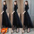 2022 Autumn and Winter New Turtleneck Sweater Knitted Dress Women&#39;s Plus Velvet Mesh Stitching Elegant Slim Slim Black Dress