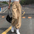Fashion Khaki Oversized Cargo Pants Hip Hop Style Loosed Adjustable Waist Drawstring Long wide leg Pant Streetwear 90s Autumn