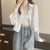 Camisole Sets Women 2 Piece Outfits Pure Cozy All-match Sun-proof Outwear Elegant Summer OL Stylish Ulzzang Casual Cropped Ins