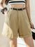 Women Summer Casual Shorts New Arrival 2022 Fashion Korean Style Solid Color All-match High Waist Female Short Pants W1103