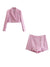 Klacwaya Tweed Set 2 Piece Chic Blazer Women Suit Shorts Sets Women 2022 Suit With Shorts For Women Female Suits