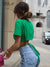 FSDA O Neck Bandage T Shirts Women Short Sleeve 2022 Green Crop Tops Sexy Summer Casual Fashion Tee Vintage White