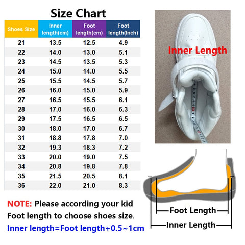Toddler Sneakers  Fashion Kids Shoes  For Girls and Boys Autumn Boots PU Leather Baby Outwearing Flats 1-10Y Size 21-30 White