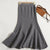 Temperament Frilled Fish Tail Skirts Women Korean Fashion 2022 Autumn New High Waist Slim Knit Hip Wrap Skirt Women A-line Skirt