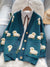 H.SA 2022 Women Sweater Cardigans Knitcoat V Neck Sheep Cardigans Sweaters Warm Knitwear Korean fashion Sueter Mujer Long Jacket