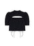 Gothic Women T Shirt Short Sleeve O-Neck Sexy Hollow Out Crop Top Female Streetwear Hip Hop Casual Chic Black Tee Top 2022 Tide