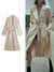TRAFNew Autumn Women Long Trench Coat 2022 Fashion PU Streetwear Style Loose Cloak Casual Elegant Women&#39;s Windbreaker Coat