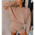 Juicy Apple Two Piece Women&#39;s Top and Pants Fall Crew Neck Solid Color y2k short Knit Sweater Fashion Loose Tracksuit women suit