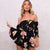 Bohemian Style Playsuit Floral Print Sexy Rompers Short Overalls Top Macacao Feminino Women Clothes Casual Summer Beach Jumpsuit