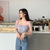 Net Yarn Short-sleeved T-shirt Women Slimming Korean Retro Square Collar Short Ruffle Folds Crop Top For Kawaii Girl Top Femme