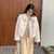 Elegant Winter Plush Jacket Women Warm Kawaii Korean Fashion Office Ladies Coat All-Match Vintage Harajuku Girls Cardigan 2022