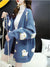 H.SA 2022 Women Sweater Cardigans Knitcoat V Neck Sheep Cardigans Sweaters Warm Knitwear Korean fashion Sueter Mujer Long Jacket