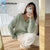 Lenmemsen Oversized Loose Elegant Knitted Sweater Women Solid Turn-down Collar Pullovers Female Casual Thick Autumn Winter Tops