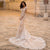 Gorgeous Lace Long Sleeve Mermaid Wedding Dresses 2022 Tulle Bridal Gown For Women Cathedral TraiFor Women  Custom Made Vestidos
