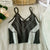 Pearl Diary Summer Contrast Color Short Vest Fashion V-Neck All-Match Top Women Sexy Unique Knitting Sling Top