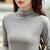 334 Double-sided Self-heating Half Turtleneck Shirt Women&#39;s Velvet Autumn Winter Thickened Warm Long-sleeved Top Clothing y2k