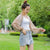 Women Arm Cover Summer Chiffon Shawl Driving Sleeves Sun Protection Shawl Wrap Scarf Beach Cuff Shoulder Raglan Sleeves