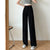 Lucyever Spring Summer Women&#39;s Wide Leg Pants Loose High Waist Casual Trousers Woman Korean Style Solid Office Straight Pants