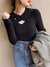 Fashion Autumn White Tops Winter Elegant Bottoming Sweater Women Chic 2022 Casual Long-sleeve Knitted Sweater Sexy Clothes 22713