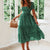 Vestidos Vintage Print Puff Sleeve Summer Beach Sweet Dresses Casual Square Collar Floral Maxi Long Dress 2022 Festa