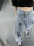 Cool Women Loose Vintage Pants Girl Fashion Harajuku Baggy Jeans Casual Funny Clothing Ins Gothic Trousers Summer Straight Jeans