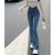 Asymmetrica Jeans Bell Bottom Pants Woman Denim Jeans Pants For Women 2022 High Waisted Flare Leggings Skinny Vintage Hot Korean