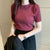 Lucyever Basic Short Sleeve T-shirts Women 2022 Summer Solid O-neck Thin Knitting T Shirts Woman Korean Slim Fit Ribbed Tops