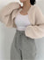 New 2022 Short Cardigans Knitted Chic Korean Fashion Poncho Women Summer Elegant Vintage Minimalist Lady Tops