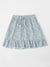 2022 summer new floral minimalist skirt women&#39;s ruffled small fresh short skirt light and breathable
