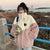 Deeptown Korean Kawaii Heart Embroidery Sweatshirt Women Sweet Soft Girls Student Plus Velvet Hoodies 2022 Autumn Winter Kpop