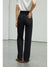 ZIQIAO High-waisted Straight-leg Jeans Women Autumn Drape Tall Thin Cigarette Pipe Long Pants Casual Solid Color Female Trousers