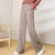 Herringbone Pattern Woolen Wide Leg Pants For Woman 2022 Spring Autumn High Waist Straight Trousers Pants Ladies Slim Suit Pants