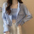 Camisole Sets Women 2 Piece Outfits Pure Cozy All-match Sun-proof Outwear Elegant Summer OL Stylish Ulzzang Casual Cropped Ins