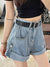 Women&#39;s Denim Shorts High Waist 2022 Trend Vintage Loose Jean Shorts Woman Cotton Summer Black Wide Leg Shorts Denim Women Loose