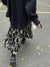 ZCSMLL High Waist Medium Length Tie Dyed Skirt Female 2022 Autumn SpringKorean Retro Ink Floral A-line Skirt Pleated Skirt