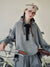 imakokoni original design woolen knitted long-sleeved hooded bow top women&#39;s autumn sweater 213437