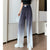 Summer Women&#39;s Casual Thin High Waist Lazy Style All-Match Pleated Trousers Solid Color Streetwear Loose Straight Wide Leg Pants